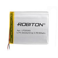картинка Robiton LP305060 Аккумулятор Li-Po 3.7 В, 800mAh от магазина Интерком-НН
