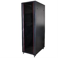 картинка Шкаф напольный 19", 42U (800x1000) черный (WT-2041С-42U-WO-800x1000-B) от магазина Интерком-НН