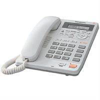 картинка Panasonic KX-TS2570RUW проводной телефон с цифровым автоответчиком, цвет белый от магазина Интерком-НН