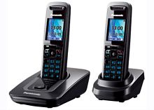 картинка Panasonic KX-TG8412RUT - Беспроводной телефон DECT (радиотелефон) , цвет: темно-серый металлик  от магазина Интерком-НН