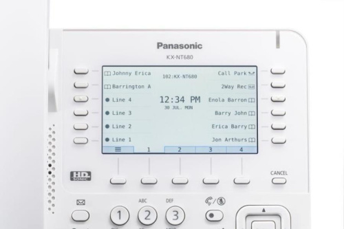картинка Телефон IP Panasonic KX-NT680RU белый от магазина Интерком-НН фото 11