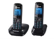 картинка Panasonic KX-TG5512RUB - Беспроводной телефон DECT (радиотелефон) , цвет: черный  от магазина Интерком-НН