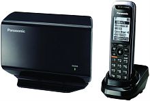 картинка Panasonic KX-TGP500B09RB беспроводной SIP телефон DECT (радиотелефон) , цвет: черный  от магазина Интерком-НН