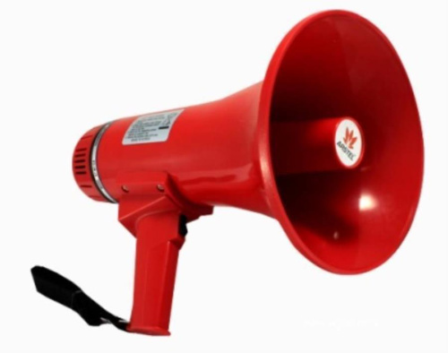 картинка Arstel AT-M115A Мегафон 10/15 ВТ со встроенным микрофоном, цвет красный от магазина Интерком-НН
