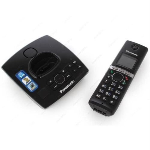 картинка Panasonic KX-TG8061RUB - Беспроводной телефон DECT (радиотелефон) с автоответчиком, цвет: черный  от магазина Интерком-НН фото 3