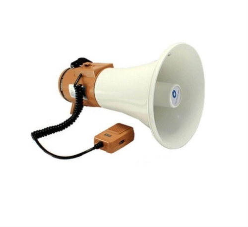 картинка Arstel TS-125B Мегафон ручной 18/25 Вт с выносным микрофоном, 9 В (6×1,5 В) от магазина Интерком-НН