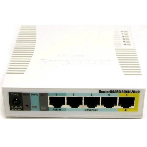 картинка Mikrotik RB951Ui-2HnD, Routerboard Wi-Fi маршрутизатор 5xport LAN WIFI Wireless Router от магазина Интерком-НН фото 2