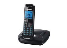 картинка Panasonic KX-TG5521RUB - Беспроводной телефон DECT (радиотелефон) с автоответчиком, цвет: черный  от магазина Интерком-НН
