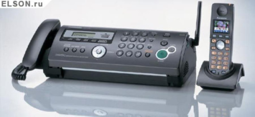 картинка Panasonic KX-FC258RUT Телефакс, термоперенос, цвет серый от магазина Интерком-НН фото 2