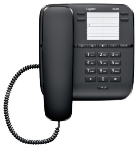 картинка Телефон проводной Gigaset DA310 RUS черный от магазина Интерком-НН