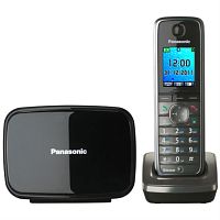картинка Panasonic KX-TG8611RUM - Беспроводной телефон DECT (радиотелефон) , цвет: серый металлик  от магазина Интерком-НН