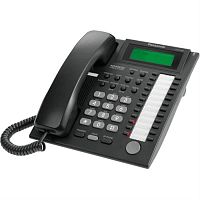 картинка Panasonic KX-T7735RUB Телефон  (аналог. сист. телефон, 24 прогр. кнопок, черный) от магазина Интерком-НН