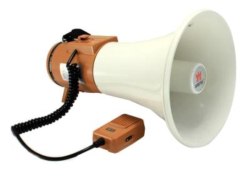 картинка Arstel AT-M125B Мегафон с выносным микрофоном, 15/25 Вт, 9 В от магазина Интерком-НН