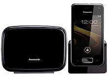 картинка Panasonic KX-PRX120RUW - Беспроводной телефон DECT (радиотелефон) с автоответчиком, цвет: белый  от магазина Интерком-НН