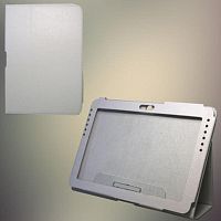 картинка Чехол-книжка Samsung P5100 (белый) 10.1" кожа (кож.крепление) 201/P5100 от магазина Интерком-НН