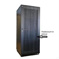 картинка Шкаф напольный 19", 42U (800x1000) черный, перф.дверь  (WT-2041D-42U-WO-800x1000-B, D4280100BWT) от магазина Интерком-НН