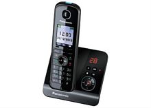картинка Panasonic KX-TG8161RUB - Беспроводной телефон DECT (радиотелефон) с автоответчиком, цвет: черный  от магазина Интерком-НН