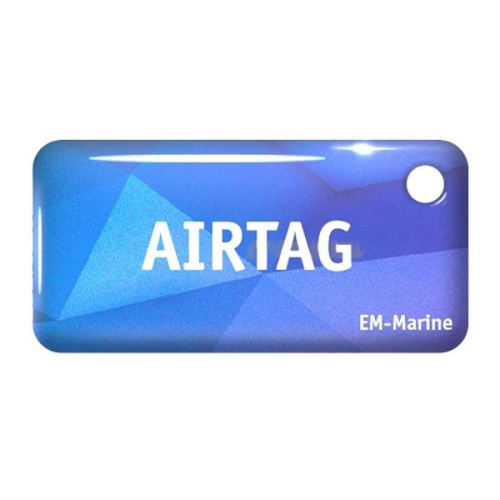картинка EM-Marine AIRTAG Standart RFID-брелок (125кГц), 25x51x3.8мм (синий) от магазина Интерком-НН