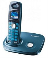 картинка Panasonic KX-TG8011RUC - Беспроводной телефон DECT (радиотелефон) , цвет: синий  от магазина Интерком-НН