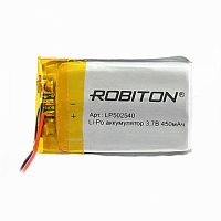картинка Robiton LP502540 Аккумулятор Li-Po 3.7 В, 450mAh от магазина Интерком-НН