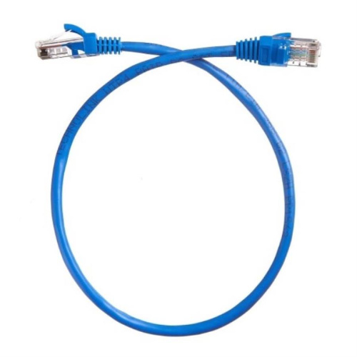 картинка Патч-корд UTP cat. 5e 0,5м ВС, LSZH (синий) неэкранированный, литой коннектор Technolink от магазина Интерком-НН