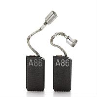 картинка Bosch 1607014145 Комплект угольных щеток для угловой шлифмашины GWS 6-115, GWS 850 C от магазина Интерком-НН