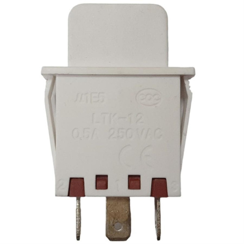 картинка Выключатель света 306(19) (LTK-12) однокнопочный, 3 контакта 250V, 0.5A для холодильника  от магазина Интерком-НН