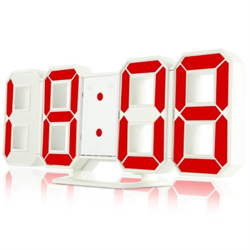 картинка Светодиодные TS-S60-R настольные/настенные часы с функцией будильника от магазина Интерком-НН