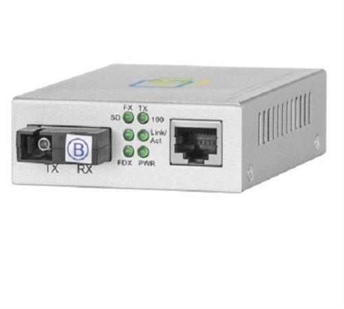 картинка Медиаконвертер SNR-CVT-100B-V2 100Base-FX / 100Base-T, WDM, разъем SC, Tx/Rx: 1550/1310нм, до 20 км от магазина Интерком-НН