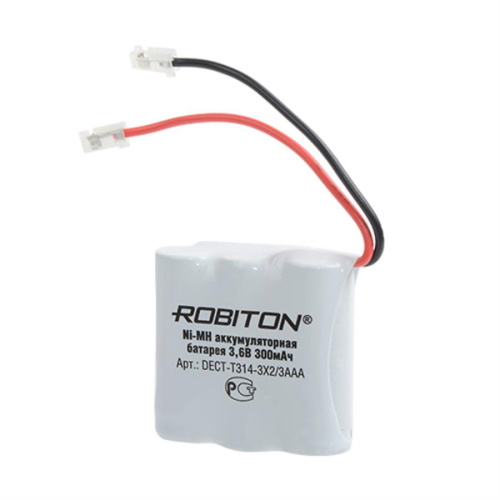 картинка Robiton DECT-T314-3X2/3AAA (Т314) Аккумулятор Ni-MH, 3.6V, 300mAh от магазина Интерком-НН