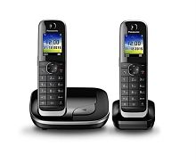 картинка Panasonic KX-TGJ312RUB - Беспроводной цифровой телефон DECT (радиотелефон) цвет: черный  от магазина Интерком-НН