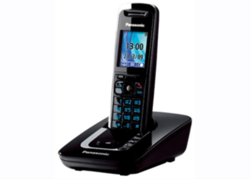 картинка Panasonic KX-TG8411RUB - Беспроводной телефон DECT (радиотелефон) , цвет: черный  от магазина Интерком-НН