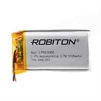 картинка Robiton LP603060 Аккумулятор Li-Po 3.7 В, 1100mAh от магазина Интерком-НН