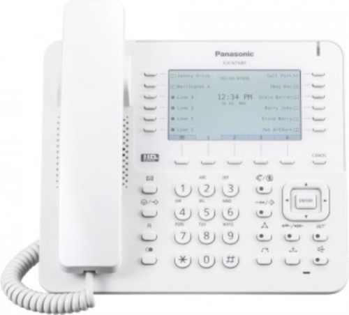 картинка Телефон IP Panasonic KX-NT680RU белый от магазина Интерком-НН фото 3