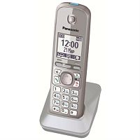 картинка Panasonic KX-TGA671RUS - Дополнительная трубка DECT (радиотелефон) , цвет: серебристый металлик  от магазина Интерком-НН