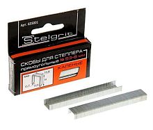 картинка Stelgrit 655001  Скобы для мебельного степлера каленые тип53 6x0,7 мм (1000 шт) от магазина Интерком-НН