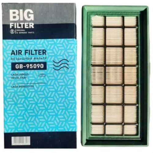 картинка Big Filter GB-95090 фильтр воздушный для автомобиля Lada Largus, Vesta, X-Ray от магазина Интерком-НН