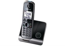 картинка Panasonic KX-TG6711RUB - Беспроводной телефон DECT (радиотелефон) , цвет: черный  от магазина Интерком-НН