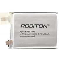 картинка Robiton LP503040UN Аккумулятор Li-Po 3.7 В, 550mAh без защиты от магазина Интерком-НН