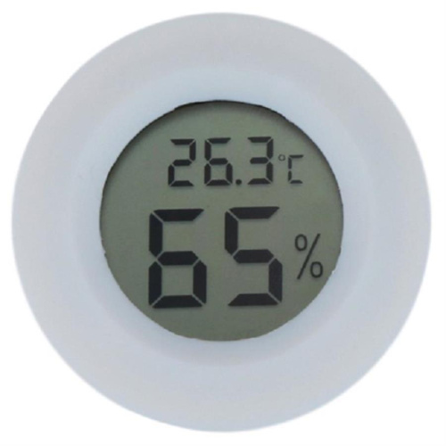 картинка Мини цифровой гигрометр-термометр с ЖК дисплеем для врезной установки от магазина Интерком-НН
