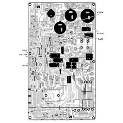 картинка Panasonic CWA73C5684R Плата управления работой узлов кондиционера CU-E12MKD 04.12.2018  от магазина Интерком-НН фото 2