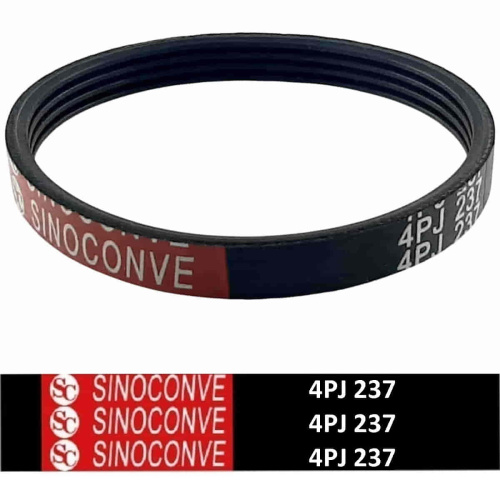 картинка Sinoconve 4PJ237 J4 ремень поликлиновый приводной для электроинструмента Makita  от магазина Интерком-НН фото 2