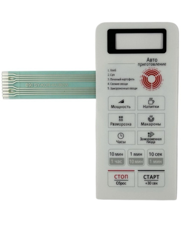 картинка Daewoo 3518573800 (SY-KOR-4A0B0W) Сенсорная панель СВЧ KOR-5A0BW, KOR-4A0B от магазина Интерком-НН