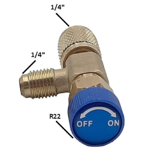 картинка Кран (адаптер, наконечник, вентиль) HS-1222 для заправки кондиционеров  от магазина Интерком-НН фото 2