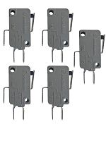 картинка Микропереключатель 5 шт. Dongnan KW3A-16Z1-A200 3-х контактный 16(4)A 250V с рычагом 14мм от магазина Интерком-НН