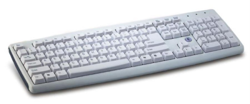 картинка Клавиатура Genius KB06XE  ps/2 white от магазина Интерком-НН