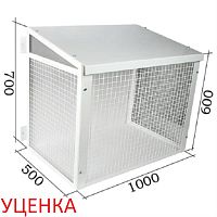 картинка Решетка антивандальная УЦЕНКА (1000х600х500) для наружного блока кондиционера  от магазина Интерком-НН