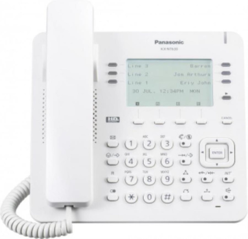 картинка Телефон IP Panasonic KX-NT630RU белый от магазина Интерком-НН фото 5
