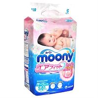 картинка Moony S Подгузники на липучках, 4-8кг, 81шт от магазина Интерком-НН