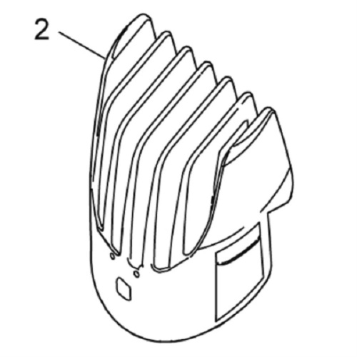 картинка Panasonic WERGC71S7398 насадка-гребень 11-20 мм для триммера ER-GC71 от магазина Интерком-НН фото 2